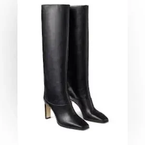 JIMMY CHOO の靴♪ ★ MAHESA ★ 85mm 【多色在庫】 JIMMY CHOO Mahesa 85 leather knee boots | THE OUTNET